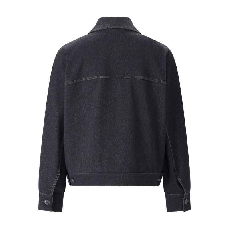 Max Mara Veste de transition Jacke Nettare aus Baumwollmix blau(Image 6)