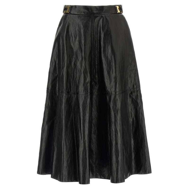 Elisabetta Franchi Jupe midi Skirts Black schwarz