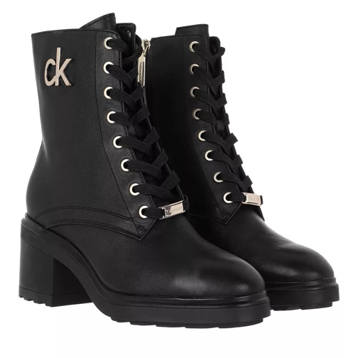 Calvin Klein Cleat Lace Up Ankle 35 CK Black Stiefelette
