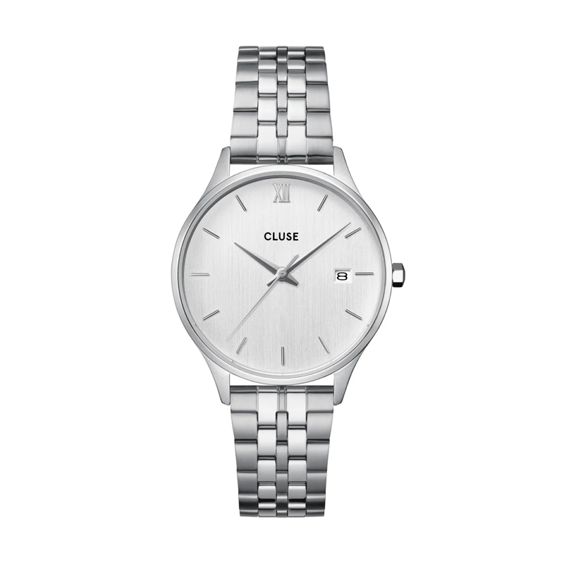 CLUSE Montre à quartz Minuit Uhr Silber
