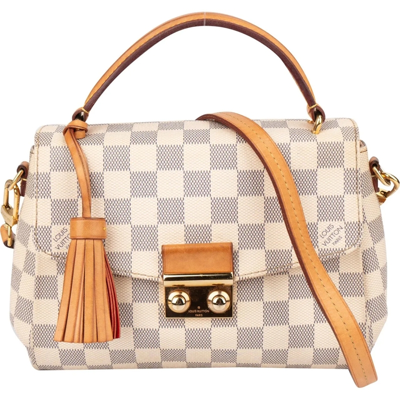 Louis Vuitton Tote Louis Vuitton Damier Azur Monogram Croisette Handb weiß