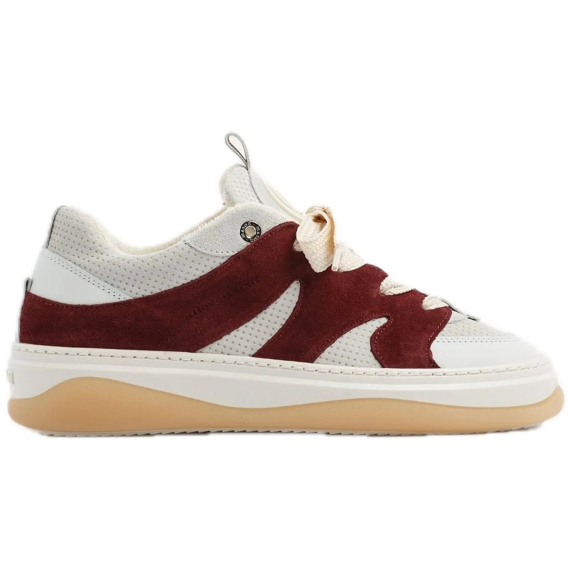 Mason Garments Low-Top-Sneaker Venice Multi Bordo weiß