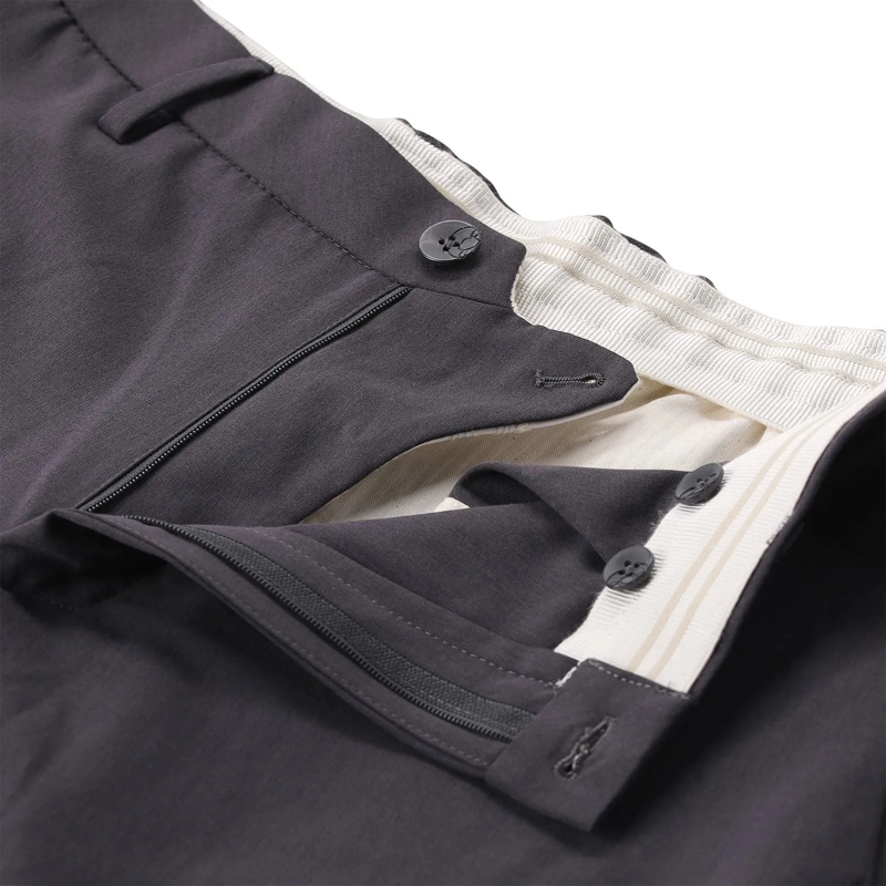 GTA Pantalons décontractés Slim-Fit Stoffhose Davide grau(Image 3)