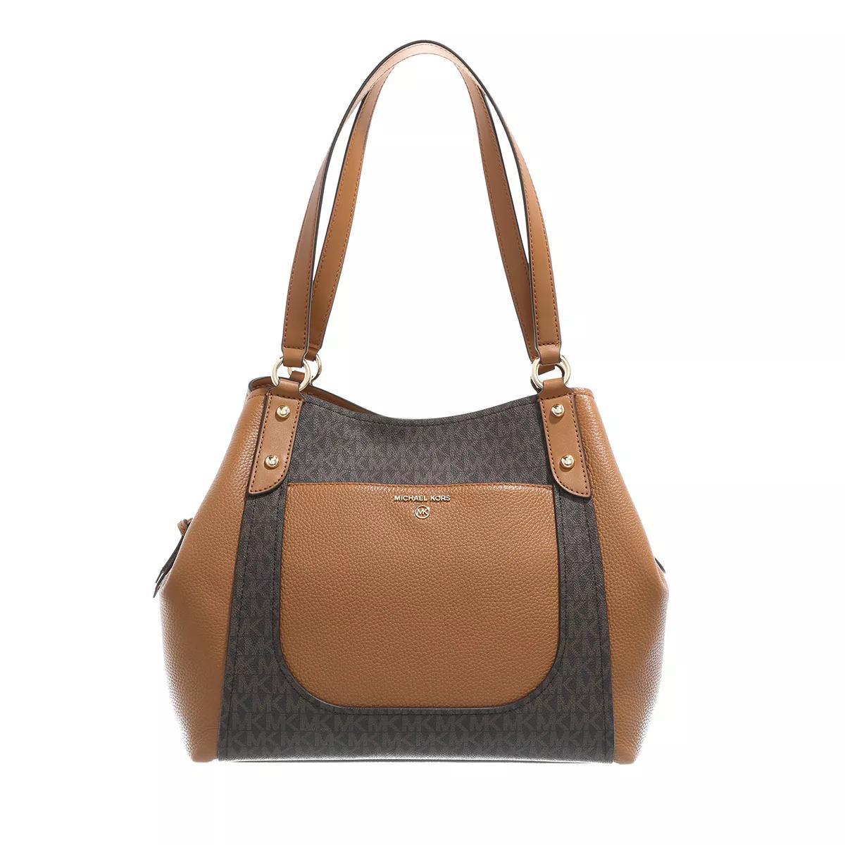 Michael Kors Large Shoulder Tote Brn Acorn Fourretout