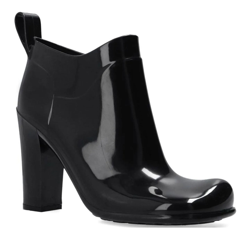 Bottega Veneta Sneaker basse Shine Square Toe Ankle Boots schwarz