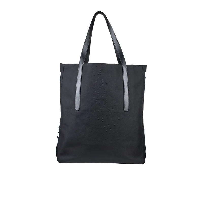 Jimmy Choo Draagtas Black Nylon Tote Bag With Leather Straps Black