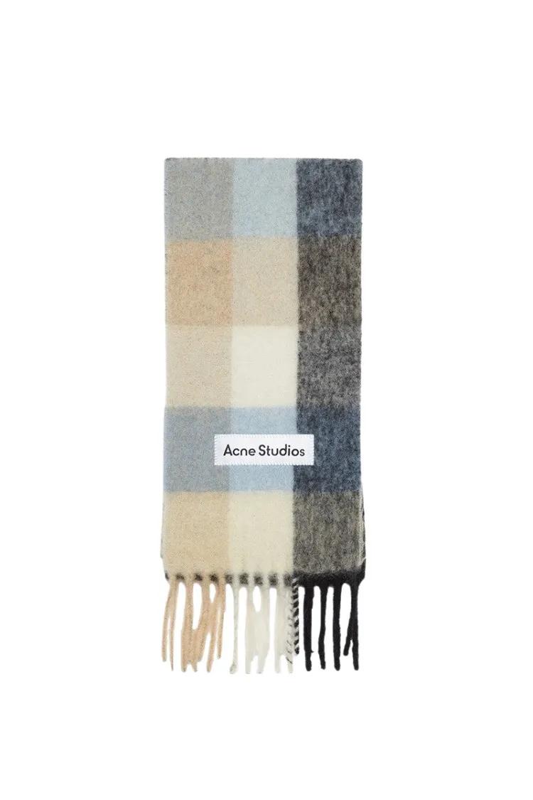 Acne Studios Tücher & Schals - Mohair Checked Scarf - Gr. unisize - in Bunt - für Damen