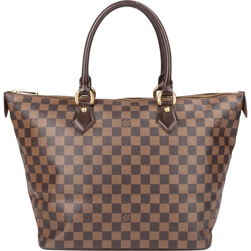 Louis Vuitton Schultertasche Louis Vuitton Damier Ebene Monogram Saleya MM Hand braun