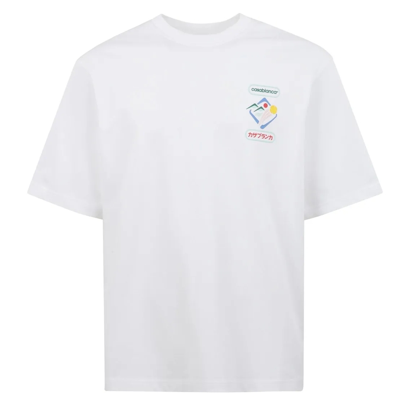 Casablanca T-Shirt Front Logo T-Shirt White