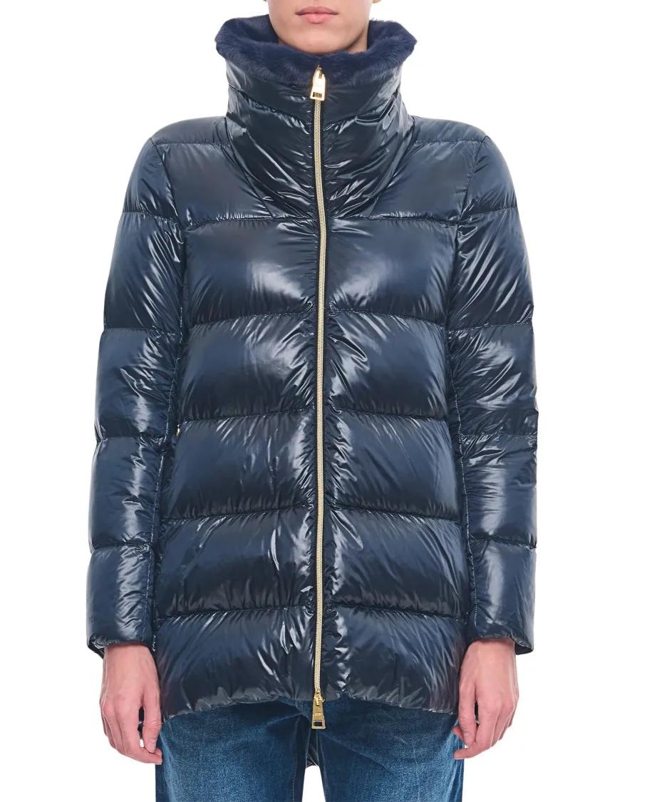 Herno - Ultralight Nylon Down Jacket - Größe 44 - blau