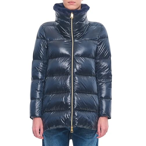 Herno Overgangsjas Ultralight Nylon Down Jacket Blue