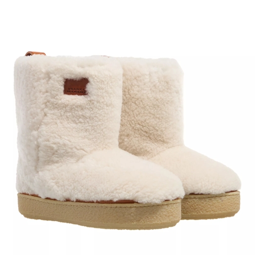 Isabel Marant Shoes Leather Ecru Winter Boot