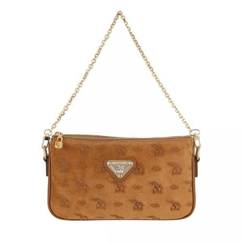 Maison Mollerus Pocketbag Crossover Ocker Gold Crossbody Bag