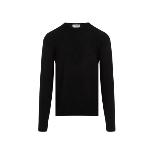 Alexander McQueen Pullover Black Cotton Pullover Black