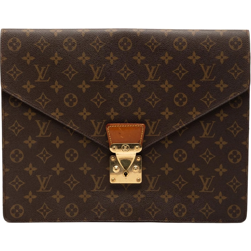 Louis Vuitton Fourre-tout Monogram Porte Documents Senateur braun