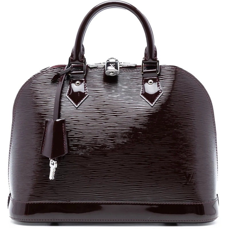 Louis Vuitton Schultertasche Electric Epi Alma PM lila