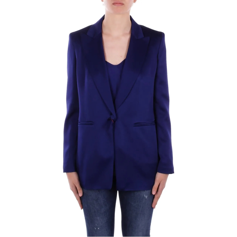 Max Mara Veste de transition Jackets Blue blau