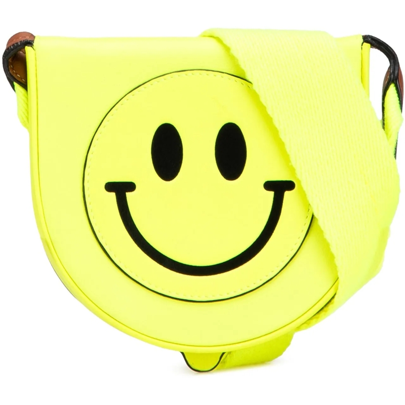 Loewe Sac à bandoulière Small Smooth Calfskin Smiley Heel Crossbody gelb