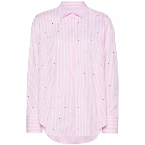 MSGM Pink Rhinestone Shirt Pink 