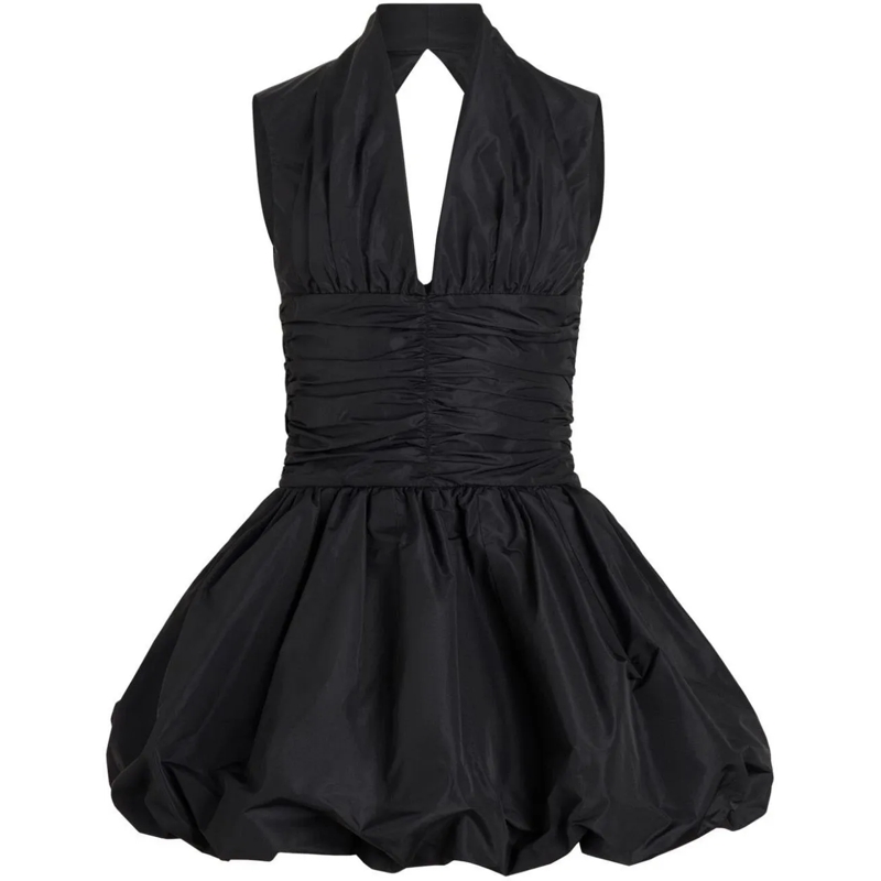 Patou Robe midi Dresses Black schwarz