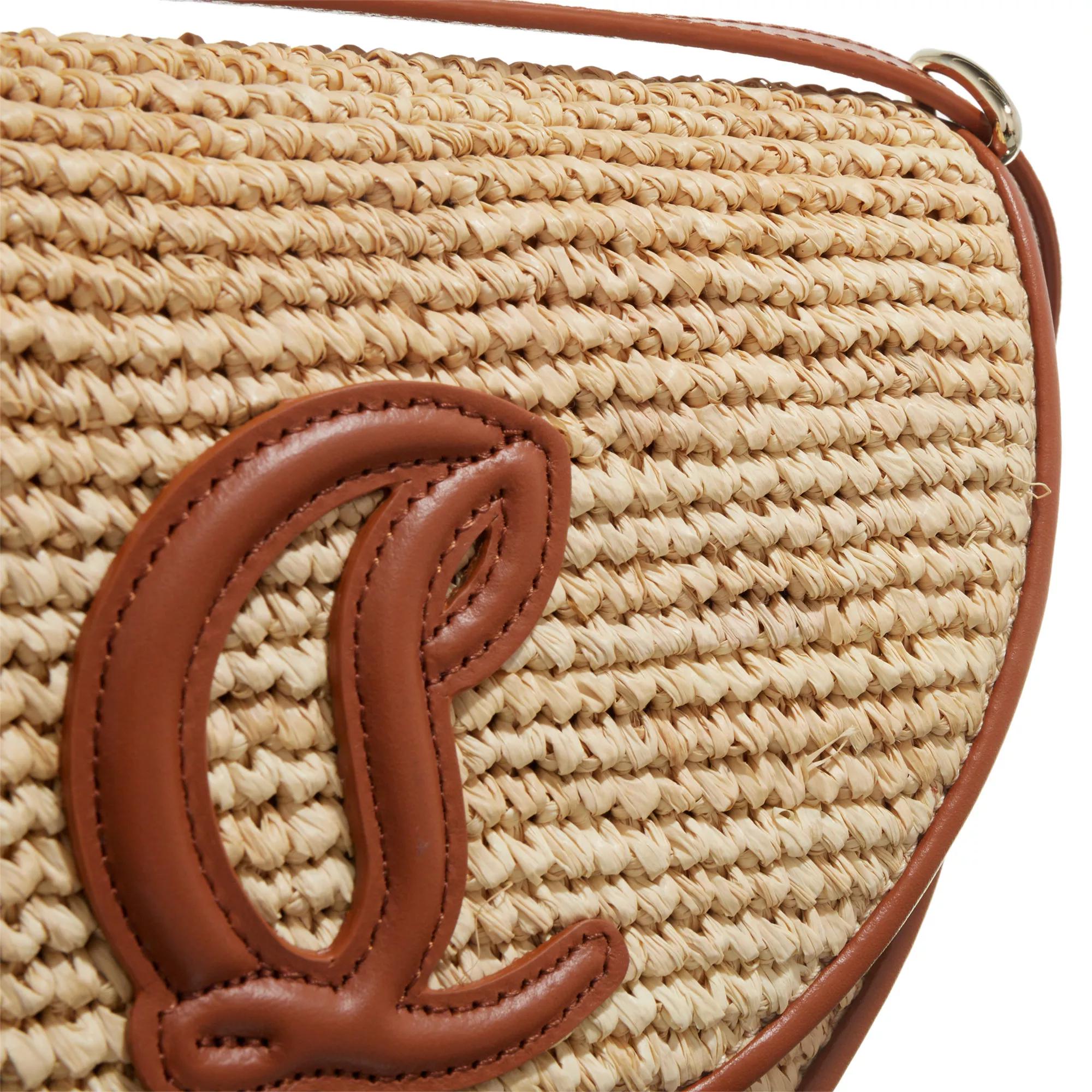 Christian Louboutin Crossbody bags By My Side Grained Calf Leather in beige