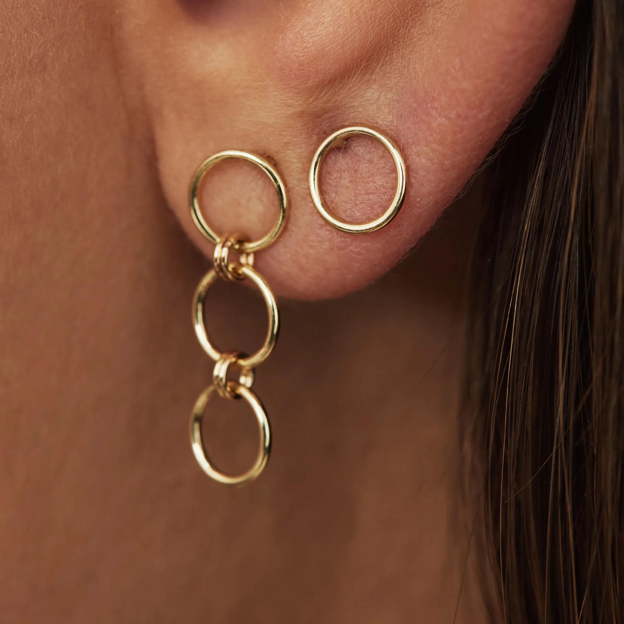 Thumbnail - Isabel Bernard Ohrringe - Belleville Anna 14 Karat Earrings - Gr. unisize - in Gold - für Damen