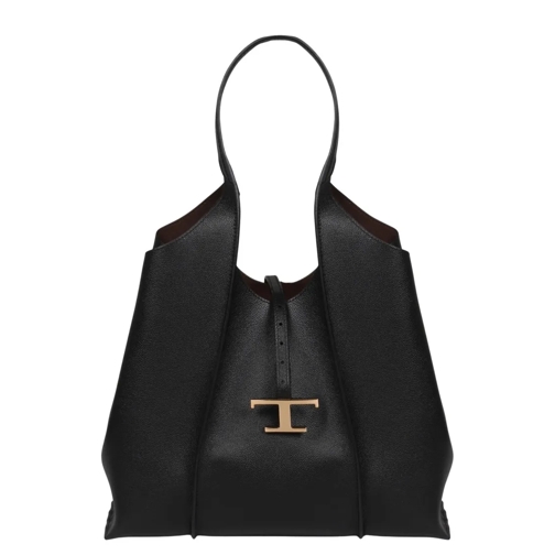 Tod's Fourre-tout T-Timeless Shopping Medium Bag Black