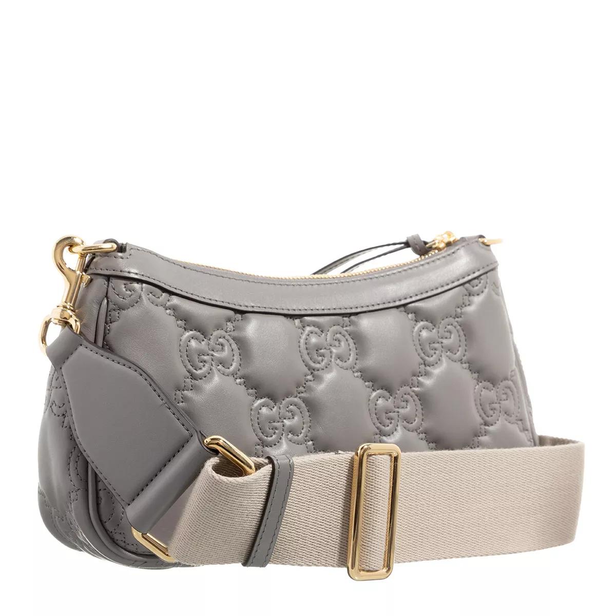 Gucci Crossbody bags GG Handbag Matelassé Leather in grijs
