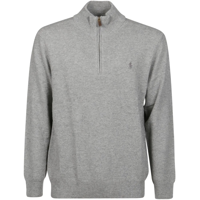 Ralph Lauren  Half Zip Sweater Grey grau