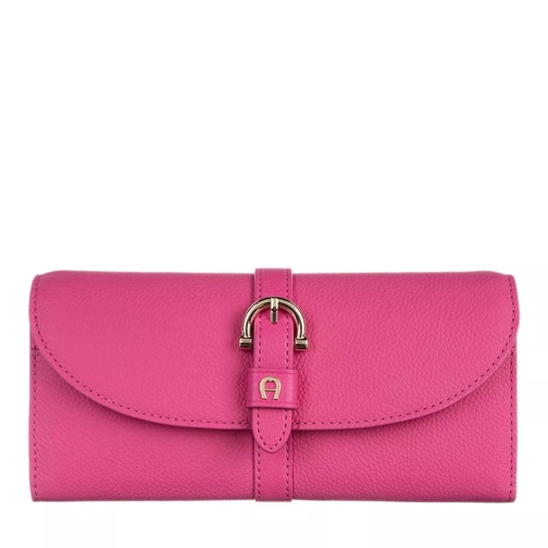 AIGNER Adria Wallet Leather Blossom Pink Continental Wallet-plånbok