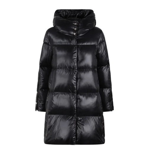 Herno A-Line Midi Down Jacket Black 