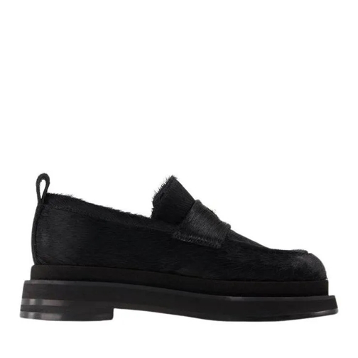 Simone Rocha Heart Toe Loafers - Leather - Black Black Ballerinaskor