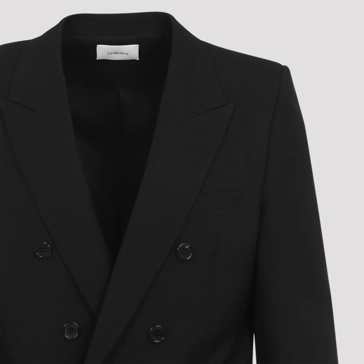 Saint laurent black blazer hotsell