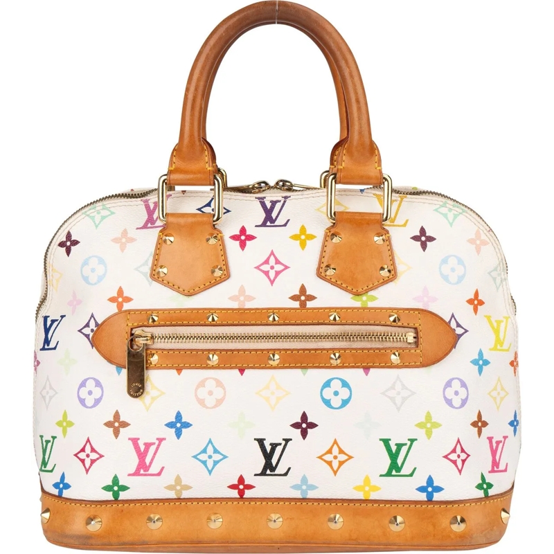 Louis Vuitton Tote Louis Vuitton Limited Murakami Multicolor Alma PM  weiß