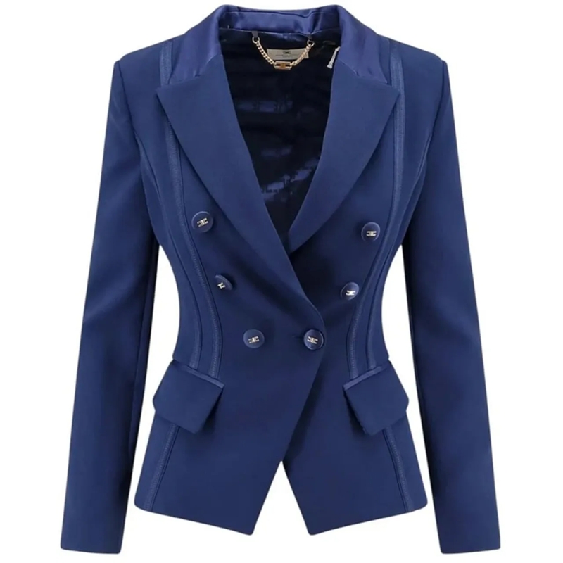 Elisabetta Franchi Veste de transition Jackets Blue blau