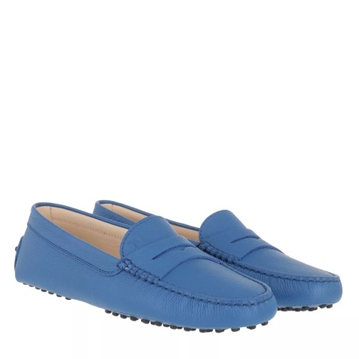 Tod's Moccassins Leather Sapphire Driver