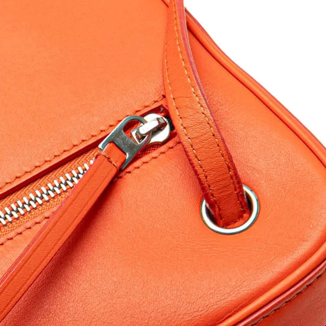 Thumbnail - Celine Hobo Bags - 2013 Leather Side Lock Dragonne Shoulder Bag - Gr. unisize - in Orange - für Damen