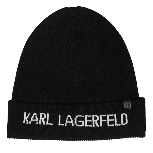 Karl Lagerfeld K/Studio Print Beanie A998 Black/White Berretto