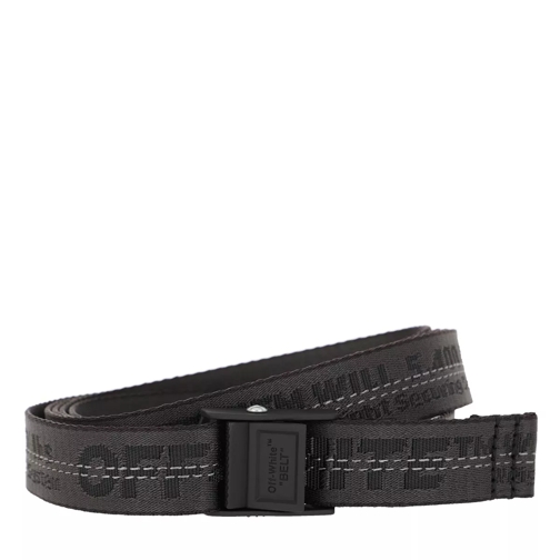 Off-White Mini Industrial Belt Black Black Woven Belt