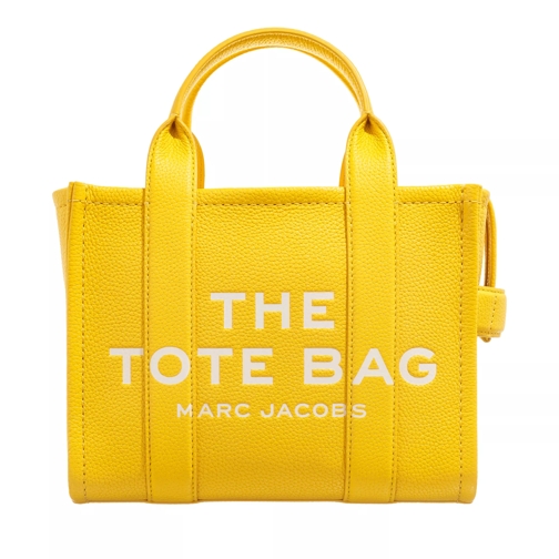 Marc Jacobs The Leather Mini Tote Bag Yellow Draagtas