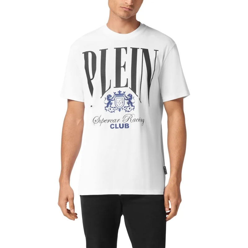 Philipp Plein T-Shirt T-Shirt Racing weiss(Image 3)