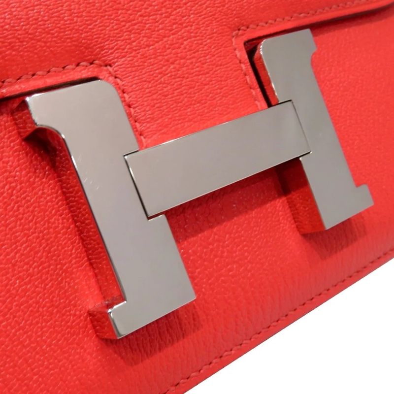 Hermès Schultertasche Mini Epsom Constance 18 rot (Image 3)