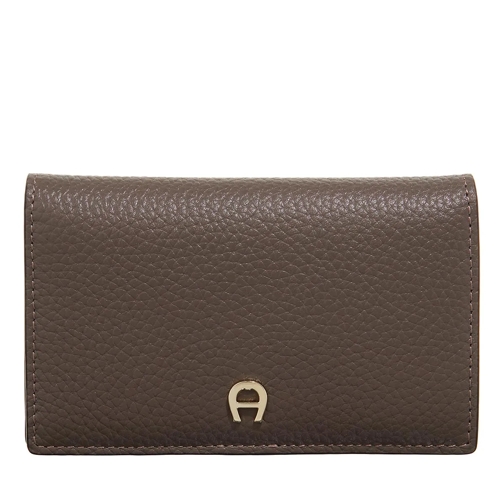 AIGNER Delia Coal Brown Bi-Fold Portemonnaie