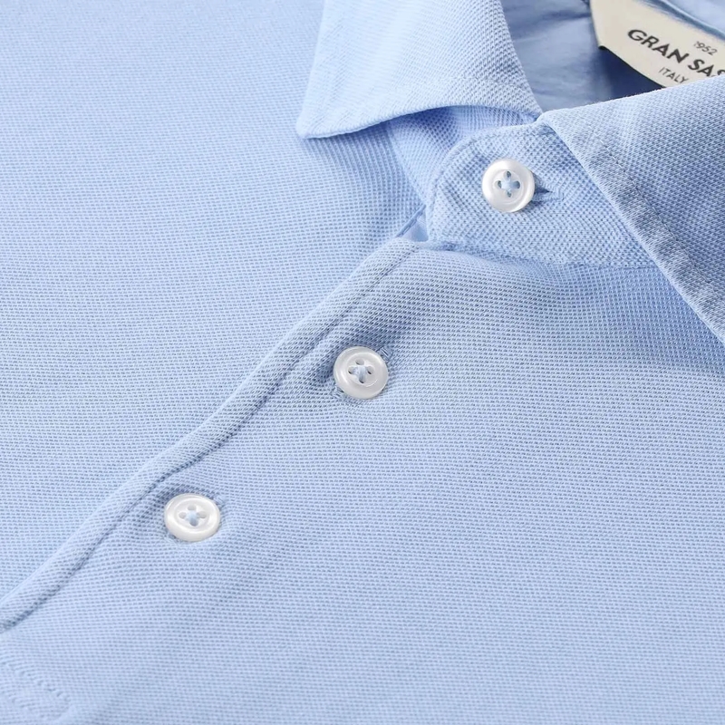 Gran Sasso Polo Poloshirt aus Baumwolle grün(Image 18)