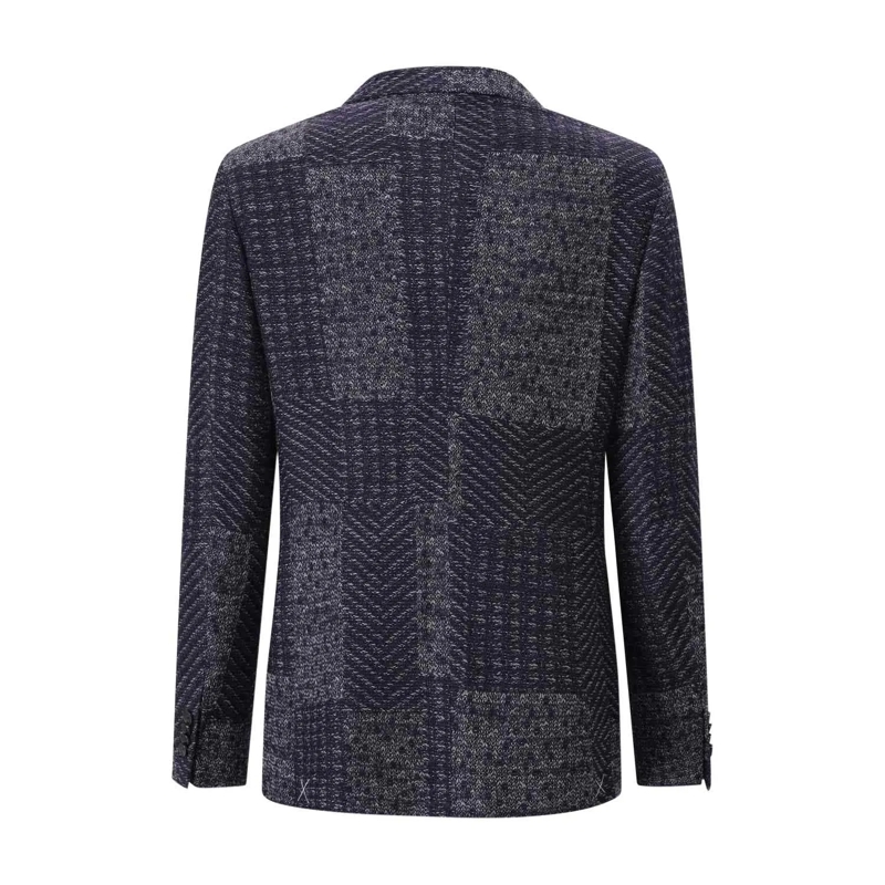 Etro Veste de costume Sakko aus Woll-Mix blau