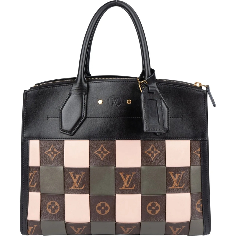 Louis Vuitton Tote Louis Vuitton Canvas Tressage Monogram City Steame schwarz