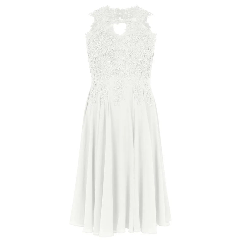 Apart Abendkleid Cocktailkleid creme