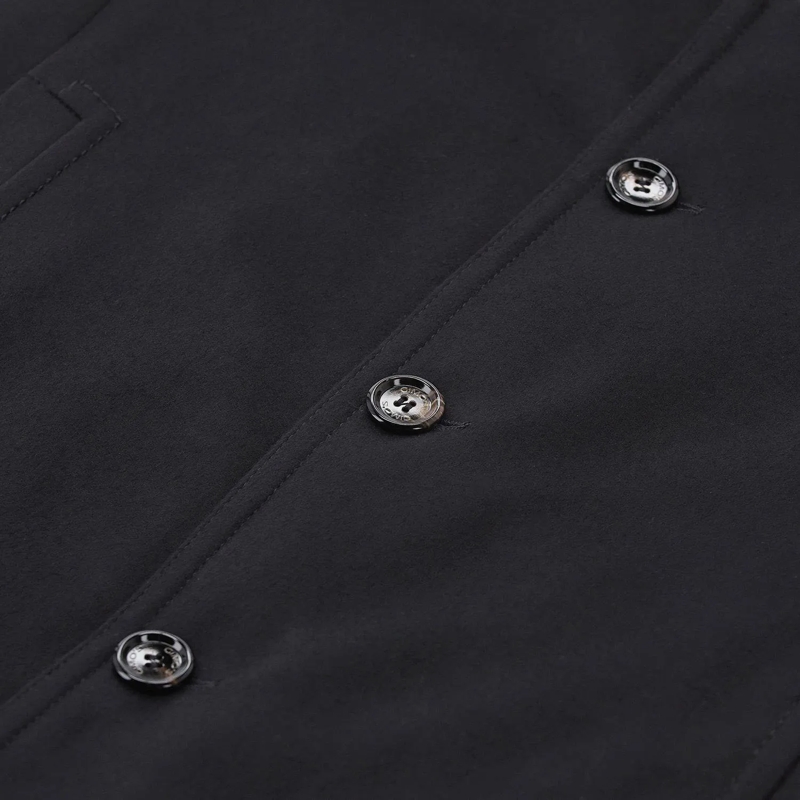 Gimo's Übergangsjacke Wolljacke mit Pelzfutter blau(Image 4)