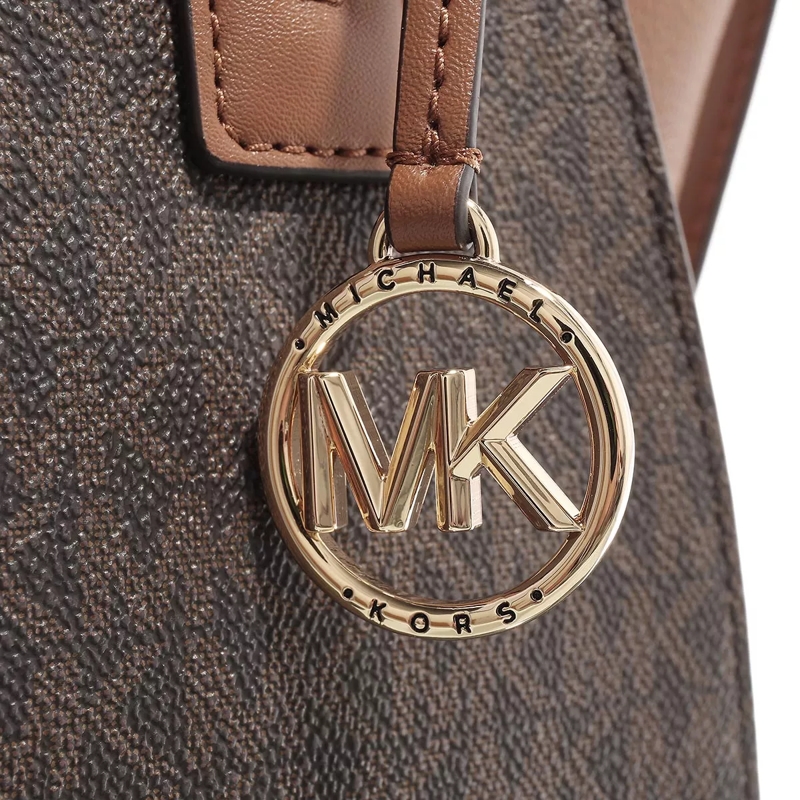 MICHAEL Michael Kors Tote Avril Small Satchel Brown Acorn(Image 5)