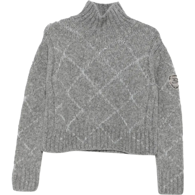 Ermanno Scervino  maglia collo alto manica lunga divers mehrfarbig